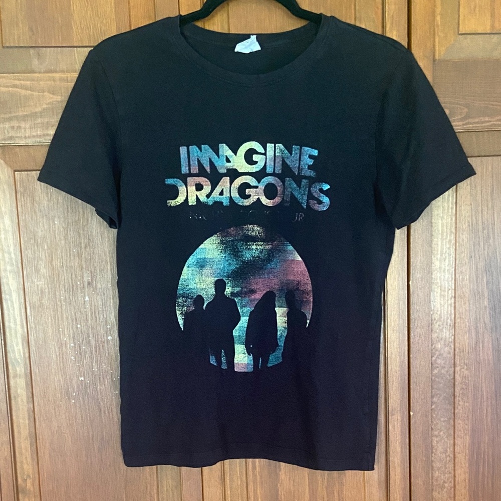 Hot Topic Black Imagine Dragons Graphic Tee - M